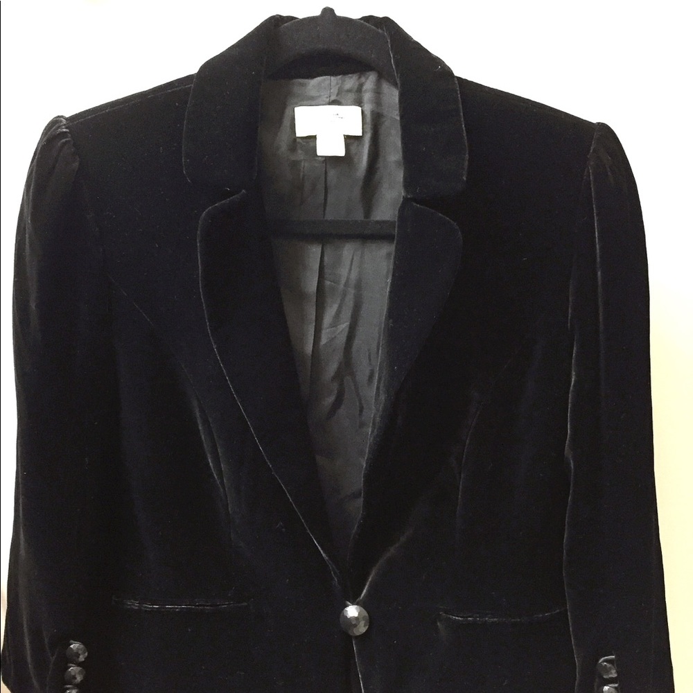 Loft's Black Velvet Jacket